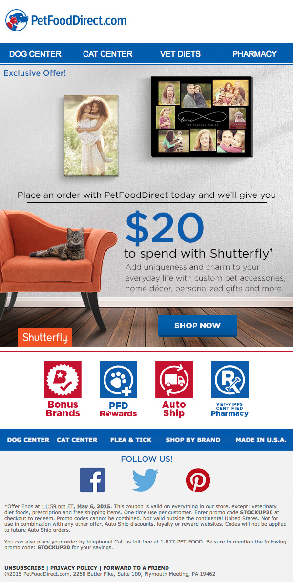 Petfood Direct Email